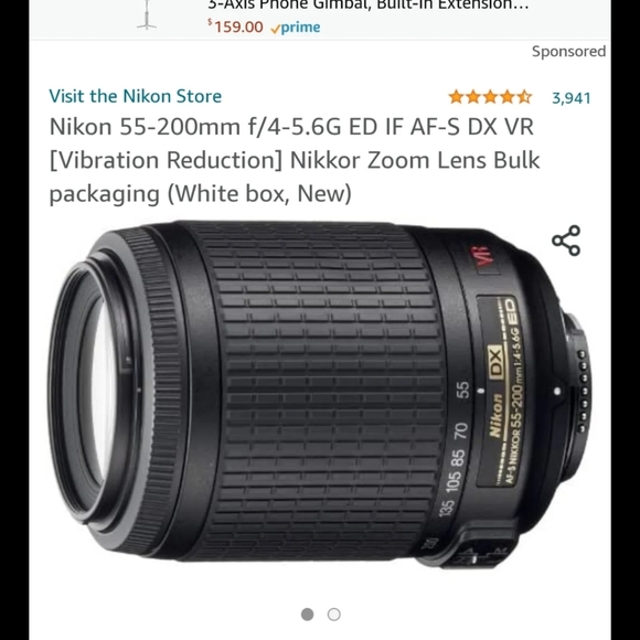 Nikon 55-200 Lens